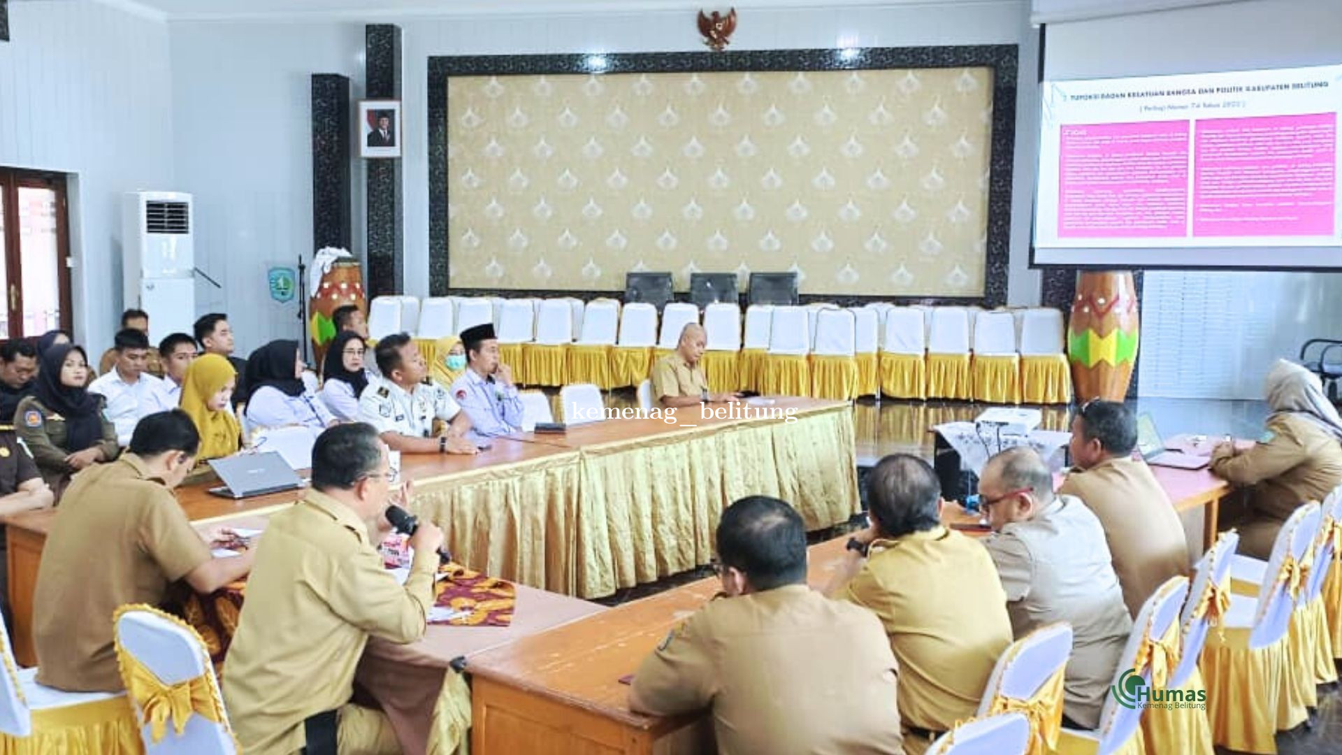 Kasubbag TU Kemenag Belitung Hadiri FPD Renja Kesbangpol 2027