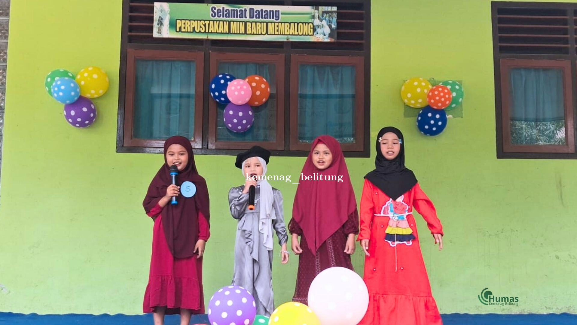 Siswa MIN 2 Belitung Semarakkan Ramadhan dengan Lomba Grup Sholawat