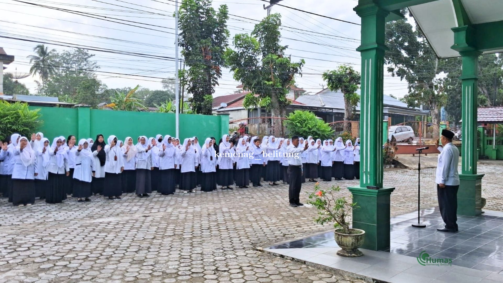 Apel Pagi Kemenag Belitung Tegaskan Disiplin dan Kebersamaan ASN