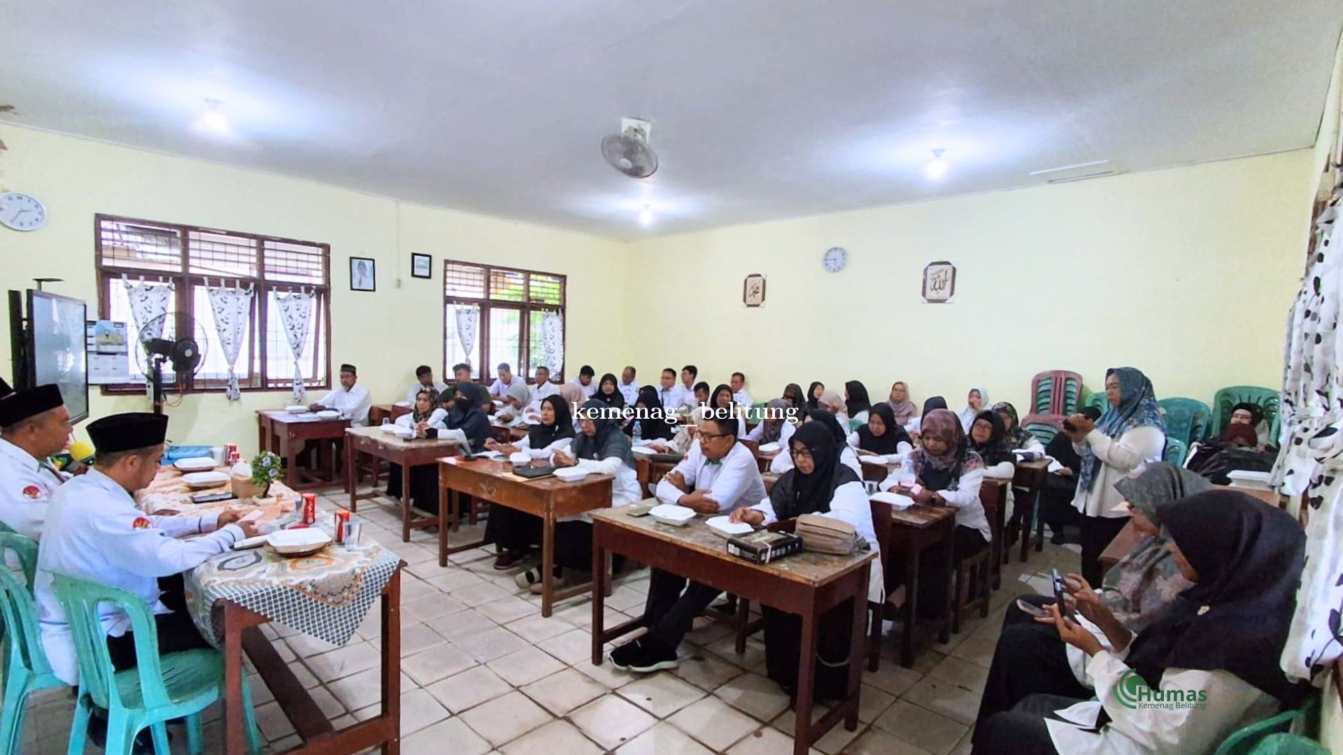 Kakan Kemenag Belitung Tinjau MAN 1 di Awal Masuk Pasca Idul Fitri
