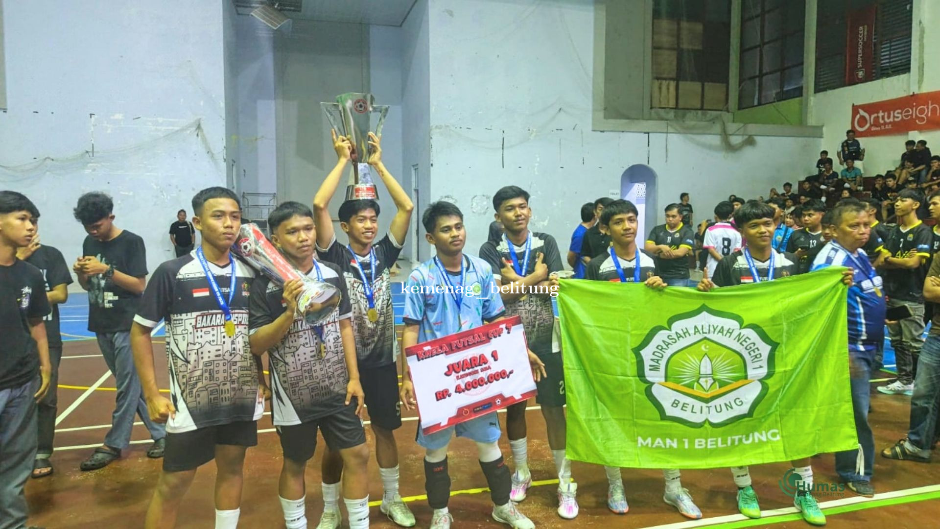 MAN 1 Belitung Juara Shela Cup VII 2026, Menang Dramatis Lewat Adu Penalti 5-4