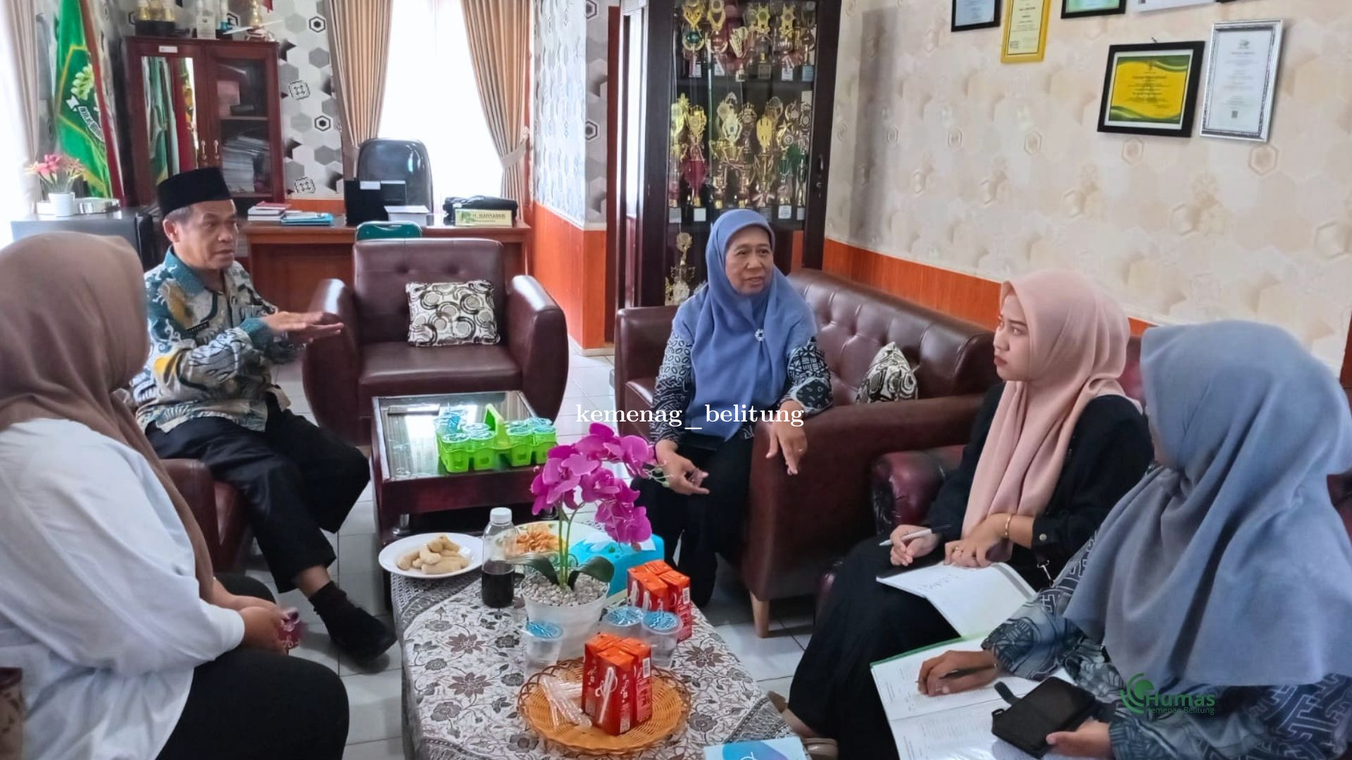 Tim SPPG Desa Air Saga Kunjungi MAN 1 Belitung, Verifikasi Data untuk Program MBG