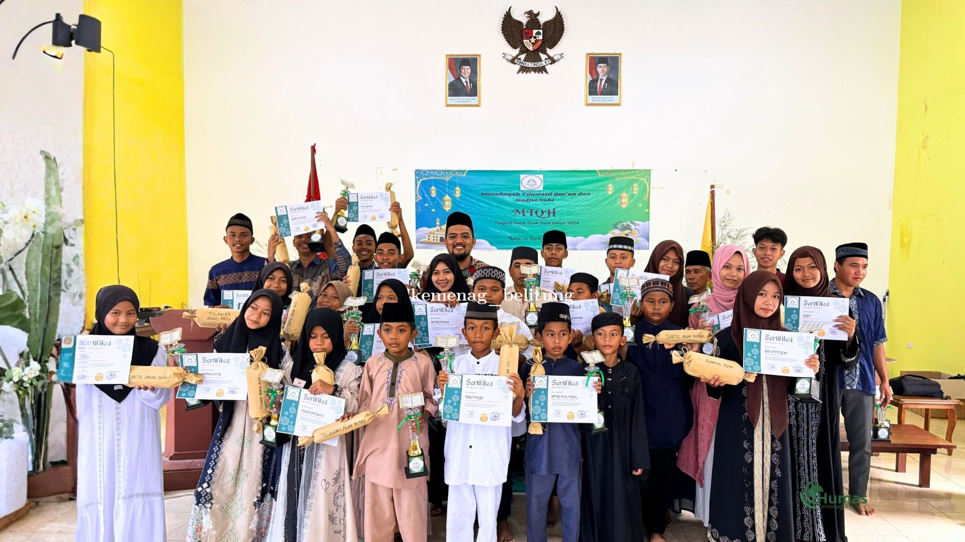 MTQH Tingkat Desa Suak Gual 2026 Digelar, Kepala KUA Selat Nasik Apresiasi Semangat Masyarakat