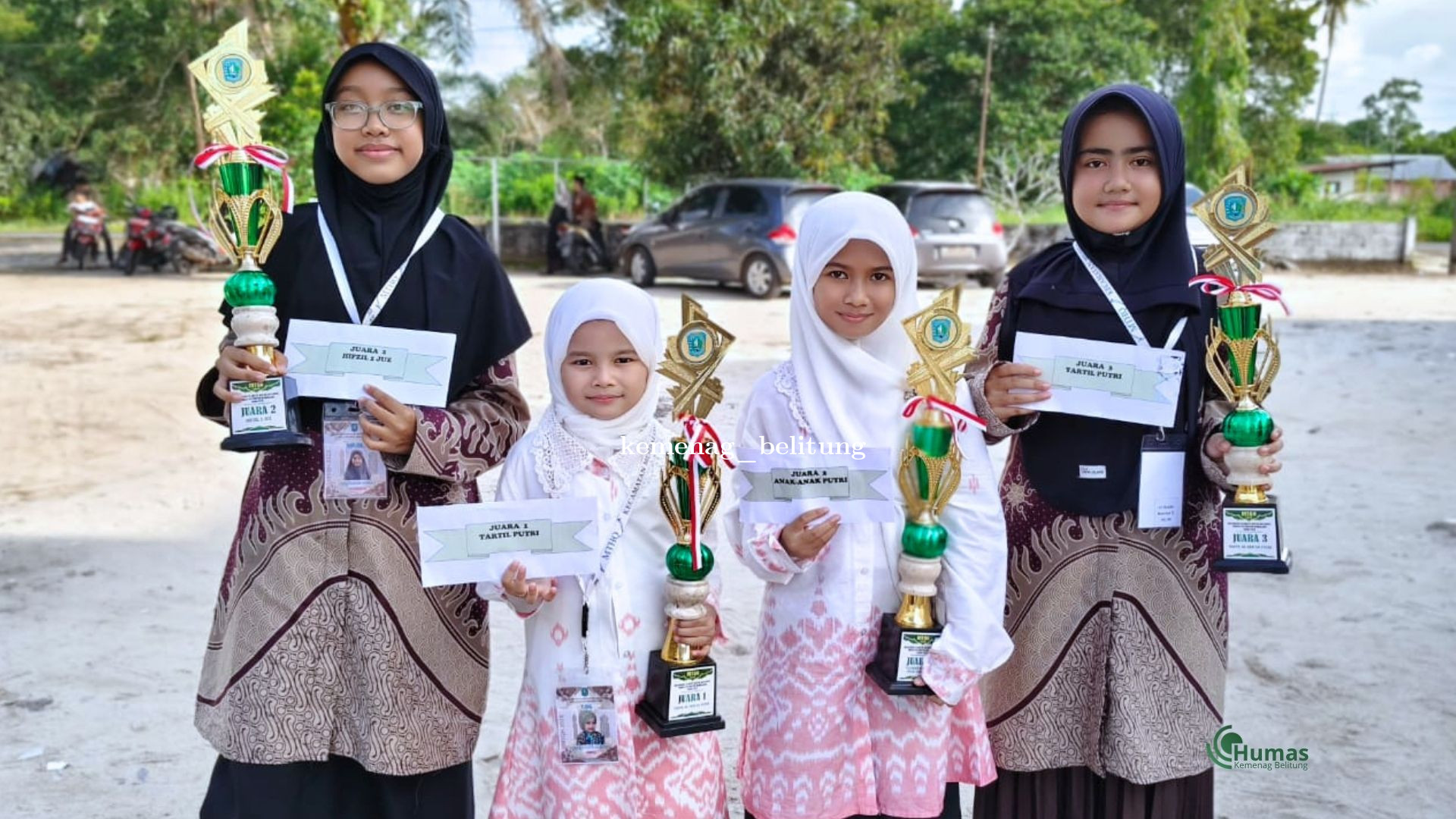 Empat Siswa MIN 2 Belitung Raih Prestasi di MTQH Kecamatan Membalong 2026