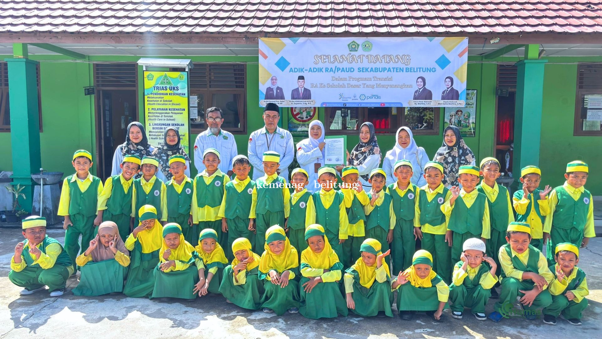 MIN 1 Belitung Terima Kunjungan Program Transisi RA ke MI Kemenag Belitung