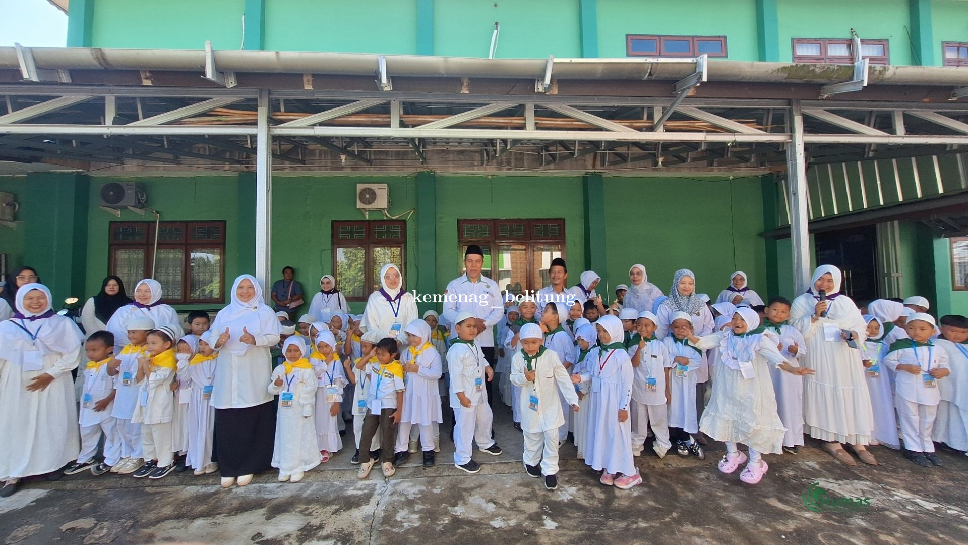 Kemenag dan Kemenhaj Belitung Dampingi Manasik Haji 89 Anak TKIT Bina Insani