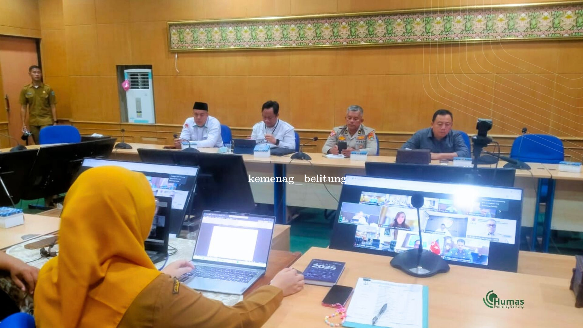 Hadiri Rakor di Pemkab Belitung Kemenag Belitung Siap Dukung Kondusivitas Jelang Natal & Tahun Baru
