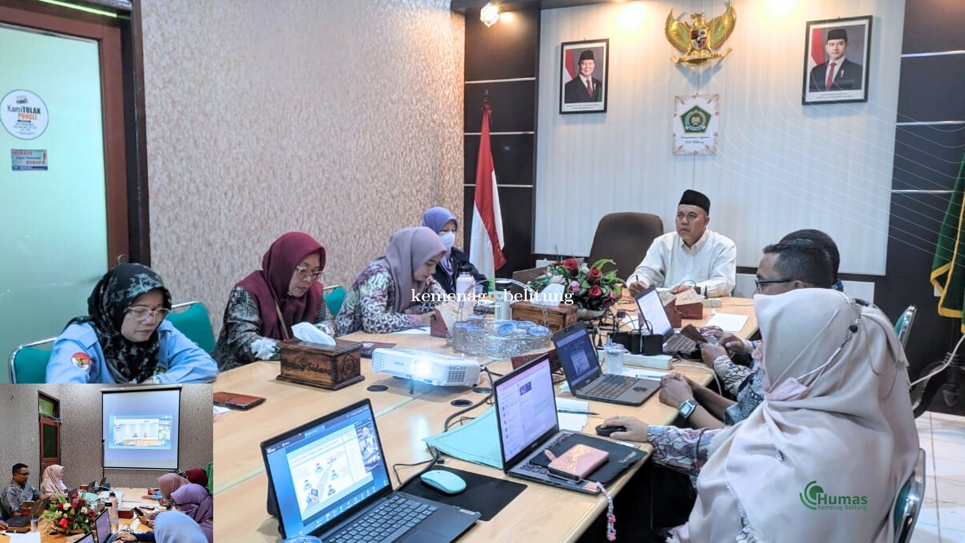 Kemenag Belitung Ikuti Rakor Persiapan Penilaian Pendahuluan PMPZI Kemenag Tahun 2026
