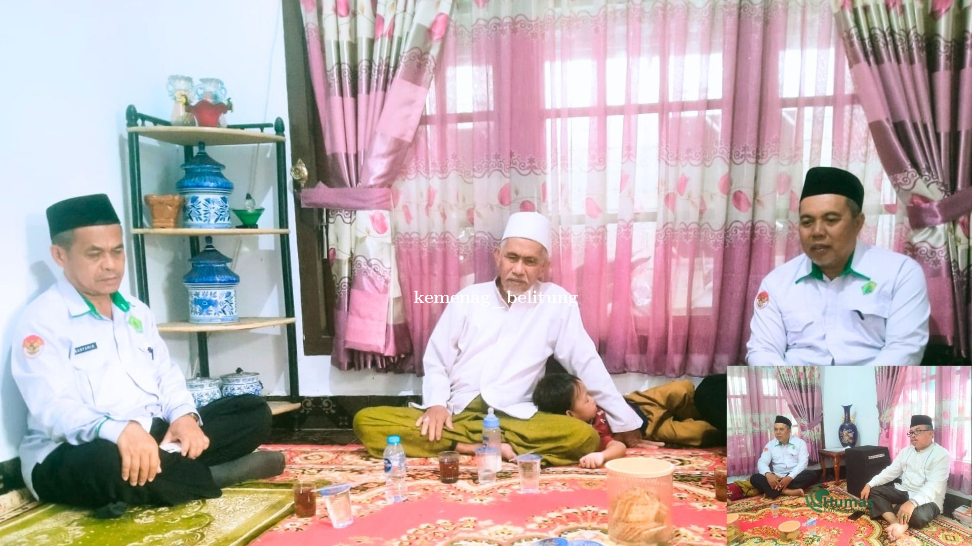 Plt. Kepala Kemenag Belitung Bersama Pengurus NU Lakukan Silaturahmi dan Takziah Almarhum M. Sholeh
