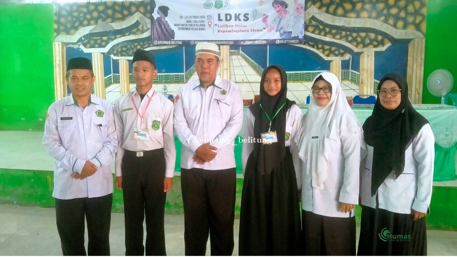 Plt. Kemenag Belitung Buka LDKS MAN 1 Belitung 2025: Wujudkan Pemimpin Muda Madrasah Berintegritas