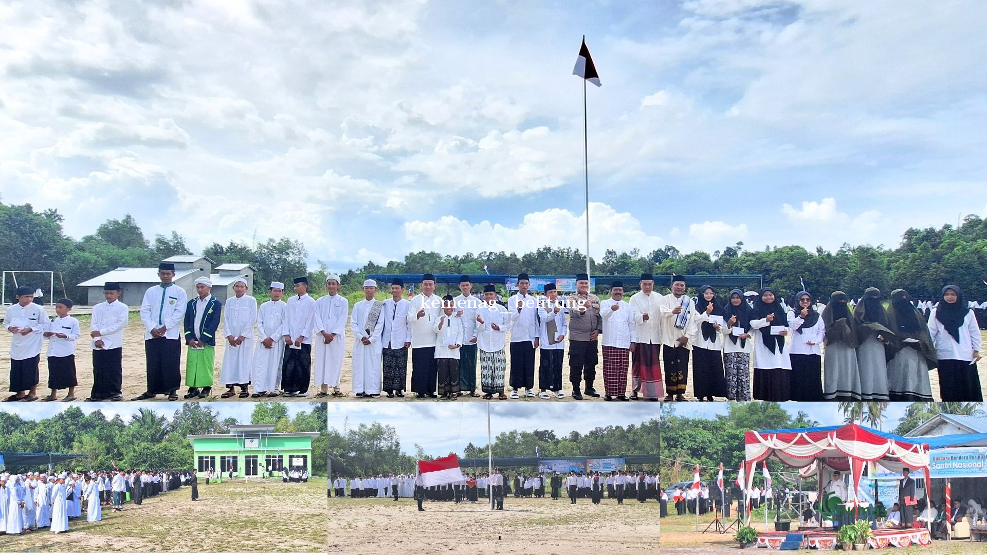 Upacara Hari Santri Nasional 2025: Santri Siaga Jiwa Raga, Mengawal Indonesia Menuju Peradaban Dunia