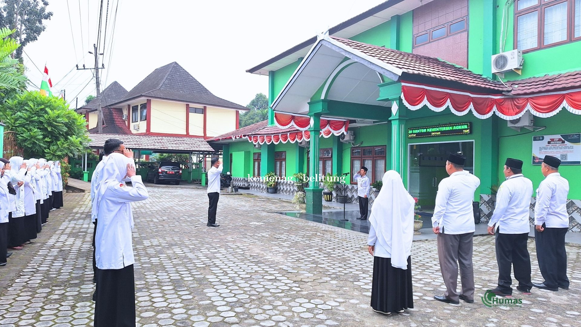 Apel Senin Kemenag Belitung: Doa, Koordinasi, dan Apresiasi ASN