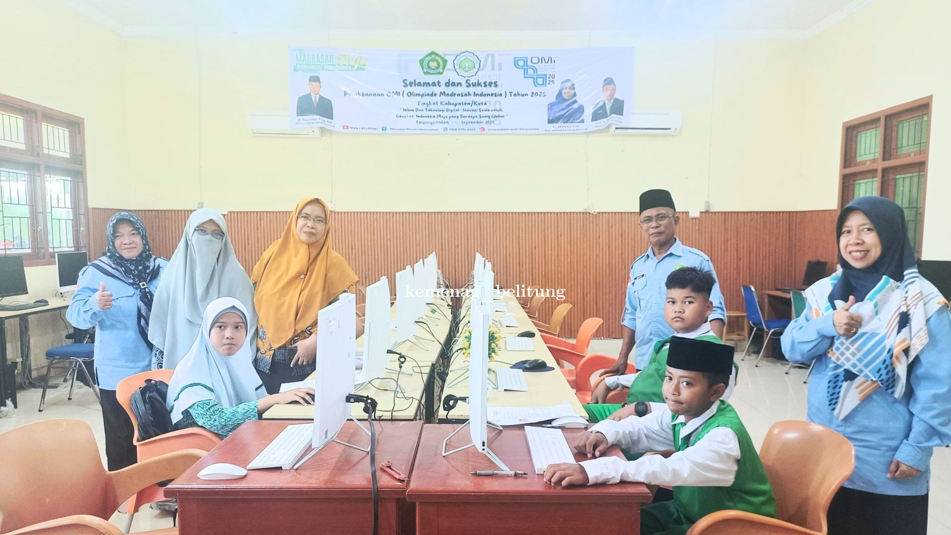 Tiga Siswa MIN 2 Belitung Lolos Seleksi Olimpiade Madrasah Indonesia 2025 ke Tingkat Provinsi