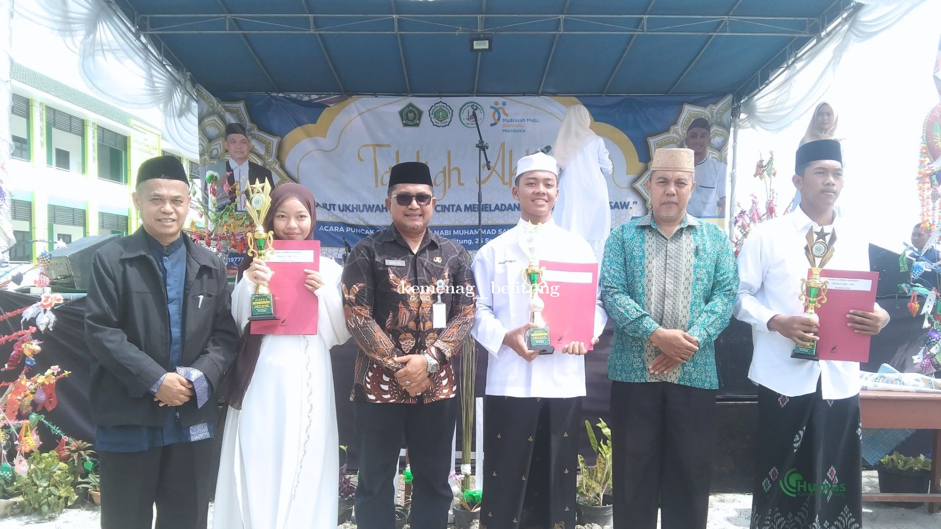Semarak Maulid Nabi 1447 H: MAN 1 Belitung Hadirkan Tausiah Penuh Hikmah
