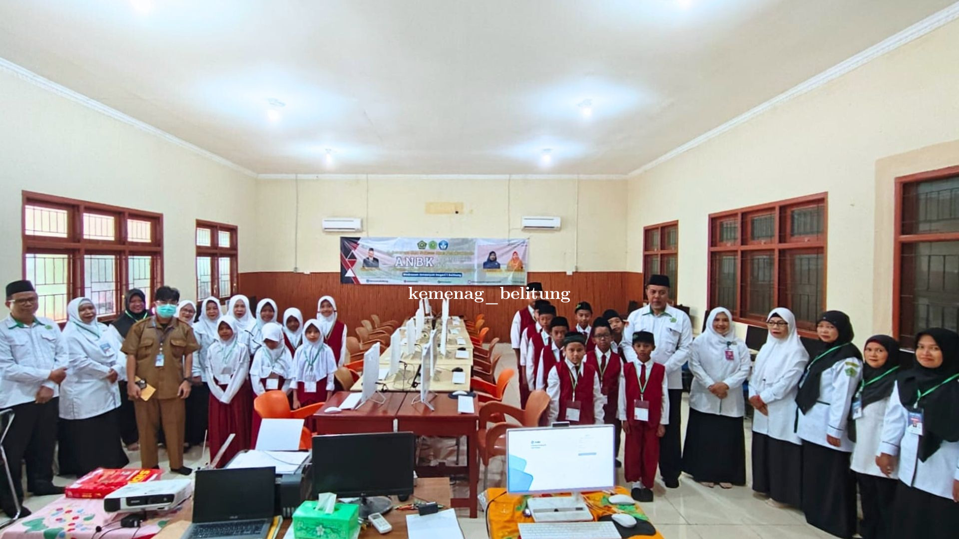 ANBK 2025 MIN 1 Belitung Berjalan Sukses, Siswa Antusias Ikuti Ujian Nasional Berbasis Komputer