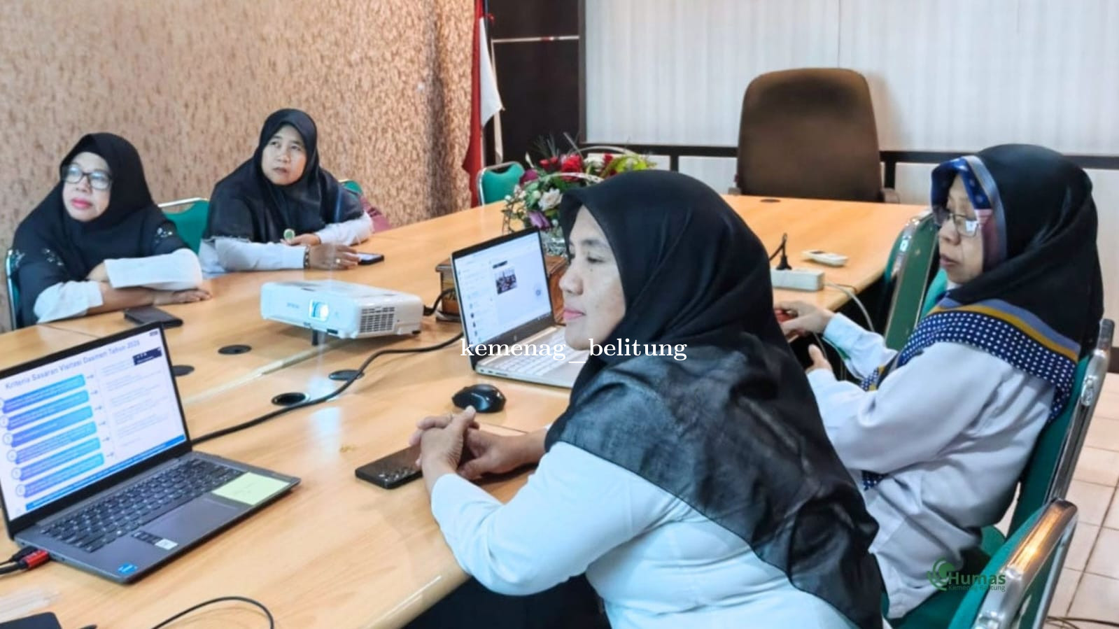 Kemenag Belitung Ikuti Rakor Persiapan Akreditasi Madrasah 2026 via Zoom