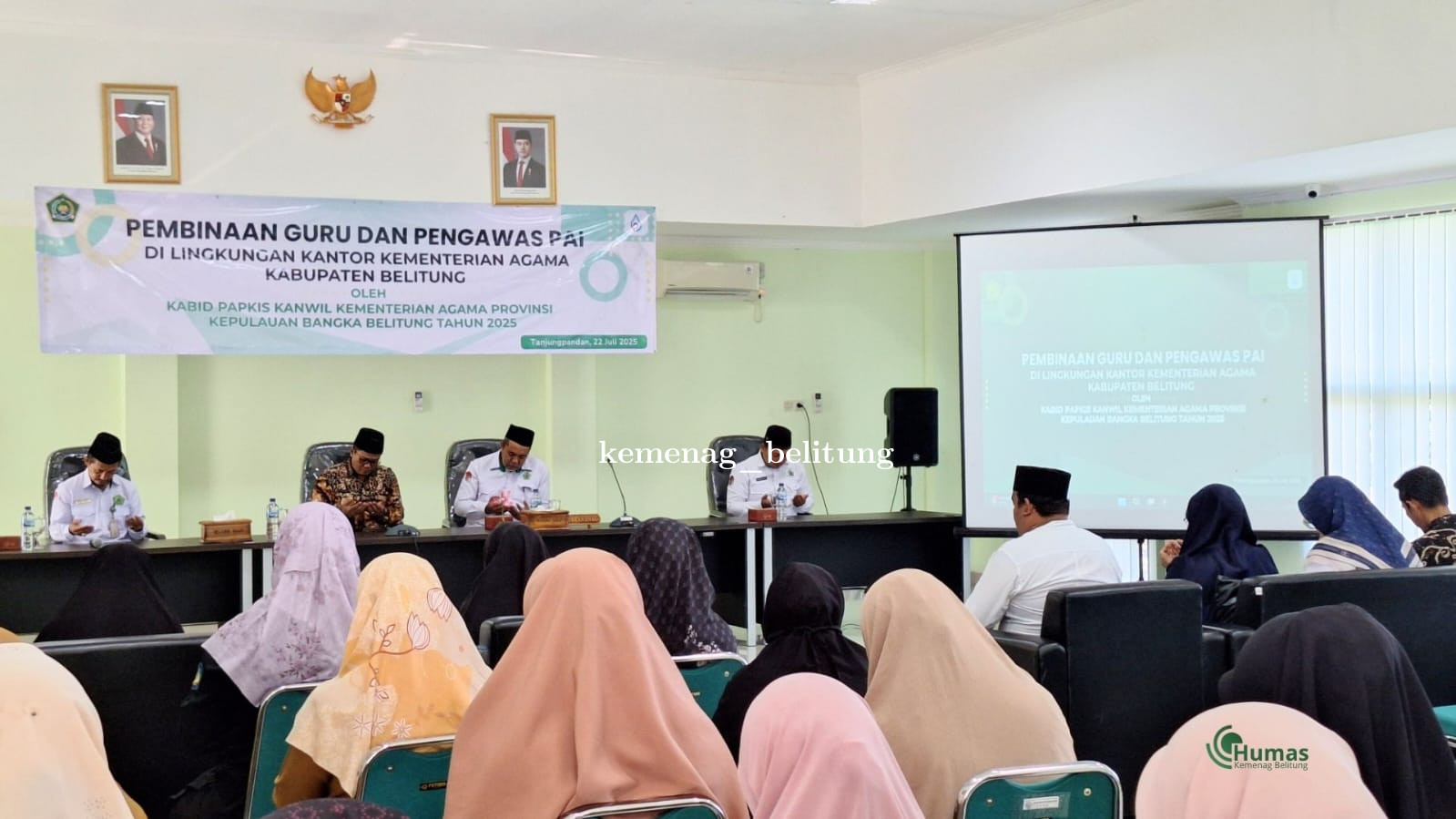 Pembinaan Guru PAI dan Pengawas PAI di Lingkungan Kantor Kementerian Agama Kabupaten Belitung