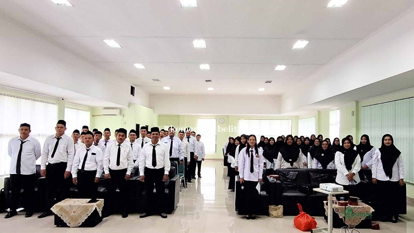 ASN Kemenag Belitung Ikuti Pembukaan Latsar CPNS dan Orientasi PPPK Secara Nasional