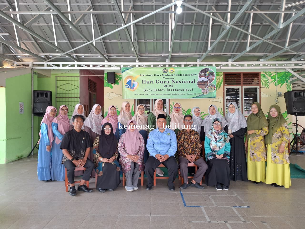 Plt Kemenag Belitung Apresiasi Kegiatan Rebana HGN 2025 PGMI Raya Belitung