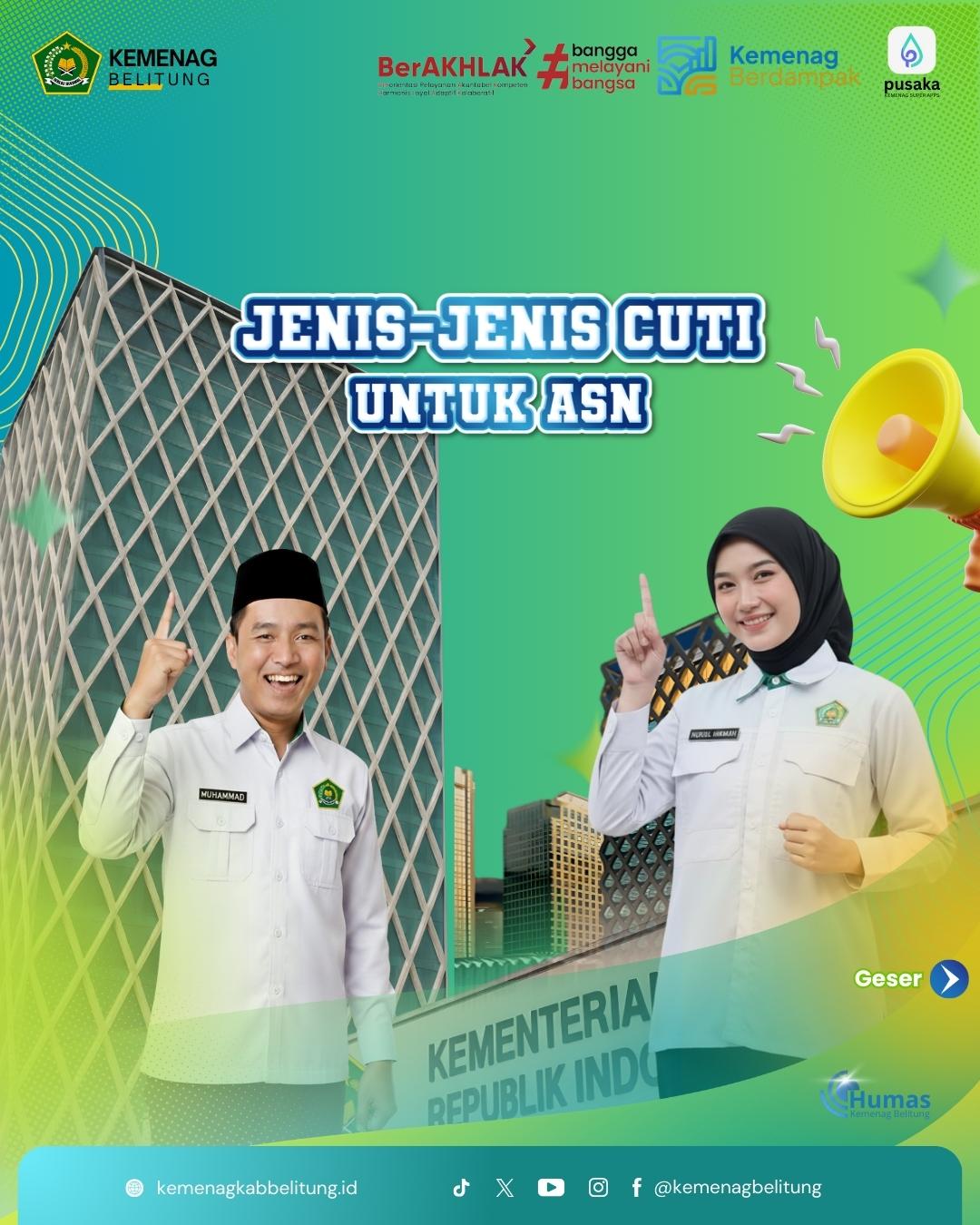 Cuti PNS dan PPPK Kementerian Agama